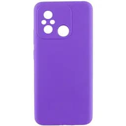 Чохол Lakshmi Silicone Cover Full Camera AAA для Xiaomi Redmi 12C Фіолетовий/Amethyst