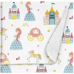 Пелюшки фланелеві Cosas Princess 100х120 см (FlannelDiapers_PrincessWhite_100x120)