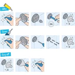 Йоржик для унітазу настінний Grohe QuickFix Start Cube 40977000, Білий - мініатюра 3