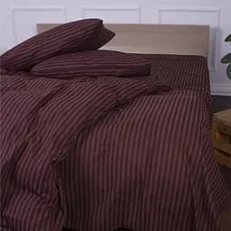 Простирадло MirSon Ranforce Elite 17-0617 Stripe Brown 160х110 см (2200008202095)