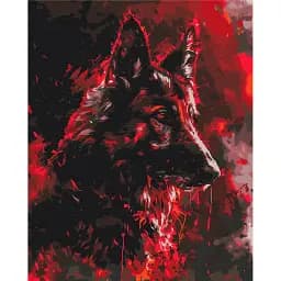 Картина за номерами Brushme Рубіновий Вартовий 40x50 см