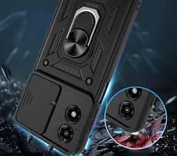 Панель BeCover Military для Motorola Moto G04/G04s Black (713062) - мініатюра 2