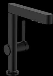 Смеситель для раковины с выдвижной лейкой Hansgrohe Finoris 76063670 черный матовый