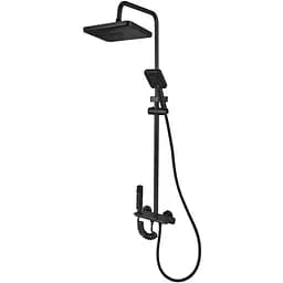 Душева система Armata BCT-009-J Black з кнопковим перемикачем 4 режими CH6510, Чорний матовий