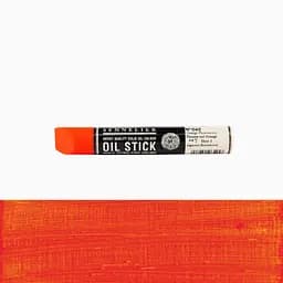 Фарба олійна у формі пастелі Sennelier Oil Stick, 38 мл, S3, Неоновий помаранчевий (Neon Orange) - мініатюра 2
