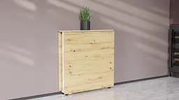 Стіл-книга трансформер Оріон 2 Ferrum-decor 750x1520x730 Білий метал ДСП Дуб Артізан 16 мм (FRD-104595) - мініатюра 6