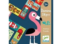 Настольная игра Djeco Детское домино. Сложи животное (Domino Animo puzzle, 28 pcs) (DJ08165)
