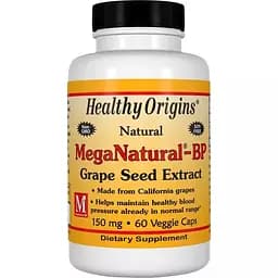 Екстракт насіння винограду Healthy Origins Mega Natural-BP 150 мг 60 гелевих капсул