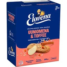 Уцінка. Галети з вівса Elovena з яблуком та ірисом 300 г  