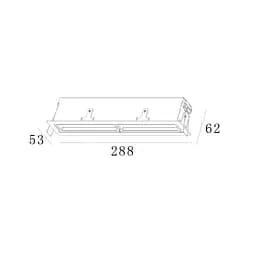 Точковий світильник Skarlat RSL74105 10×2W WH+BK 4000K - мініатюра 2