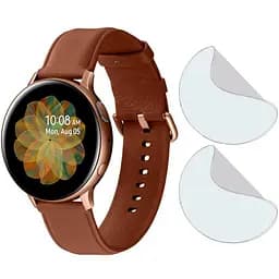 Защитная пленка для Samsung Galaxy Watch Active 2 44mm Stainless Steel Gold - 2шт прозрачная Watchbands (WB000A244PL2-GOLD)