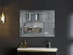 Дзеркало Mixxus STYLE MR13-80x60-REVERSE з LED Touch, Anti-fog, димером, регулюванням яскравості (MI6666) - мініатюра 4