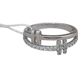 Срібне кільце Агні Таіра з фіанітами. 1615/1Р-CZ 17,5