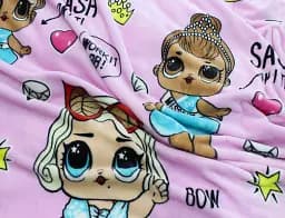 Плед велсофт TAG Tekstil LOL GLAM 200x220 см - мініатюра 2