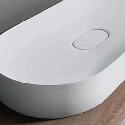Умивальник Rea Iris 71 white matt накладний REA-U4305, Білий матовий - мініатюра 6