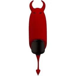 Вибропуля Adrien Lastic Pocket Vibe Devol с хвостиком и рожками