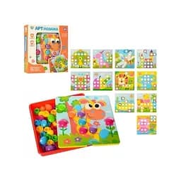 Мозаїка АРТ LimoToy для найменших, 46 деталей, 12 картинок