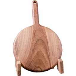 Дощечка горіхова EcoWalnut Кочерга L 240x380x20 мм (EK-17.2)