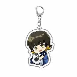 Брелок акриловый Синяя тюрьма: Блю Лок Мэгуру Бачира Blue Lock Meguru Bachira 5 см