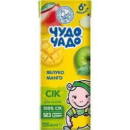 Сік Чудо-Чадо slim яблучно-манговий 200 мл