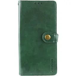 Шкіряний чохол-книжка Getman Gallant (PU) для Samsung Galaxy S24 Зелений