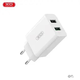 Сетевое зарядное устройство для XO L119 (EU) dual USB-A QC18W быстрое питание с TYPE-C cable Белый