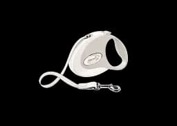 Поводок-рулетка Flexi Style S, для собак до 12 кг, лента 3 м, белый (COS.251.W)