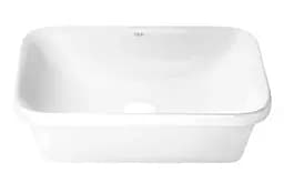 Комплект Qtap Scorpio: Раковина врізна прямокутна 510х390х145 мм White + Донний клапан PU02 (QT1411K490WN47290) - мініатюра 2