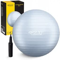 М'яч для фітнесу (фітбол) 4FIZJO 55 см Anti-Burst Grey (P-5905973404747)