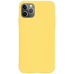 Чохол-накладка Toto 1 mm Matt TPU Case Apple iPhone 11 Pro Max Yellow - мініатюра 2