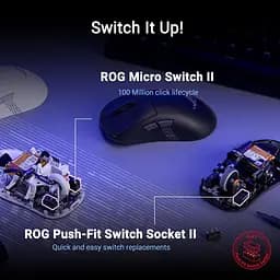 Миша ASUS ROG Keris II Origin White (90MP04A0-BMUA10) - мініатюра 9