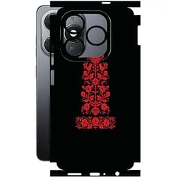 Захисна плівка StatusSKIN для Tecno Spark 20 Pro Корпус Вініл Вишиванка 1