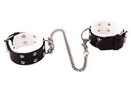 Наручники на ноги Whips Collection, бело-черные WHIPS 58-00067 103379