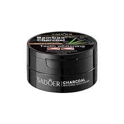 Зубний порошок Sadoer для відбілювання з бамбуковим вугіллям Bamboo Charcoal Activated Whitening Tooth Powder 60 мл