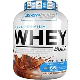 Протеїн Everbuild Nutrition Ultra Premium Whey Protein Build Полуниця-банан 2271 г