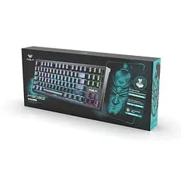 Клавіатура ігрова механічна Aula Mechanical F-3032 Black keycaps + 21 Yellow keys KRGD Brown - мініатюра 9