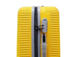 Валіза велика L ABS-пластик Milano bag 004 75,5×50×33,5см 105л Жовтий - мініатюра 5