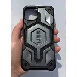Оригінальний протиударний чохол UAG Monarch Pro MagSafe Kevlar Silver для iPhone 15 Plus/14 Plus (114029113933) - мініатюра 5