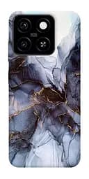 Чехол Demsky Черно-белый мрамор для ZTE Blade A55 4G