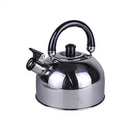 Якісний металевий чайник зі свистком з нержавіючої сталі для газової плити А-Плюс чайник нержавійка