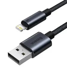 Кабель зарядний Baseus USB - Lightning 2.4A Fast Charging Cable for iPhone 1 м Black (CAJY010701)