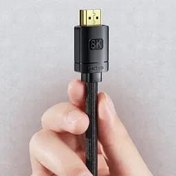 Кабель Baseus High Definition Series HDMI 8K to HDMI 8K Adapter Cable 1.5m WKGQ040101 Black - мініатюра 9