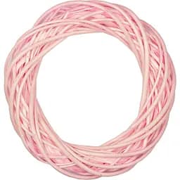 Вінок Yes! Fun ротанговий 25 см світло-рожевий (974238)