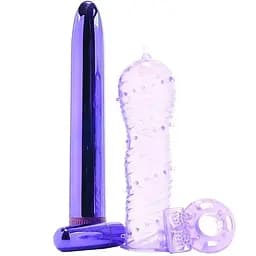 Набір секс-іграшок Classix Ultimate Pleasure Couple's Kit 4 шт. фіолетовий