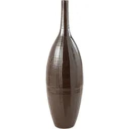Ваза J-line напольная большая коричневая глянцевая 120 см (48536)