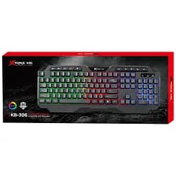 Клавіатура Xtrike ME KB-306 LED USB UA Black (KB-306UA) - мініатюра 7