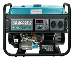 Генератор бензиновий газ/бензин Konner&Sohnen 4/4.5 кВт KS 5000E G