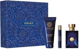 Набор Versace Pour Homme Dylan Blue (edt 100ml + edt 10ml + sh/gel 150ml)