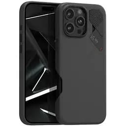 Чохол з екошкіри Aulumu A16 Vegan Leather Case Black для iPhone 16 Pro Max