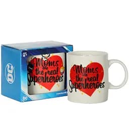 Чашка порцелянова Warner Bros Циліндр Moms are the real superheroes 350 мл (76001699)